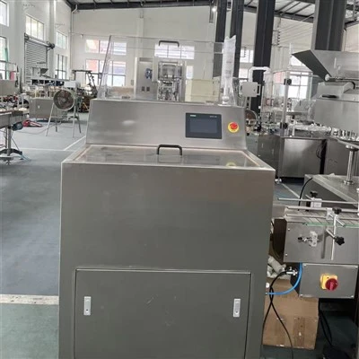 Processo di confezionamento delle bottiglie di Softgel